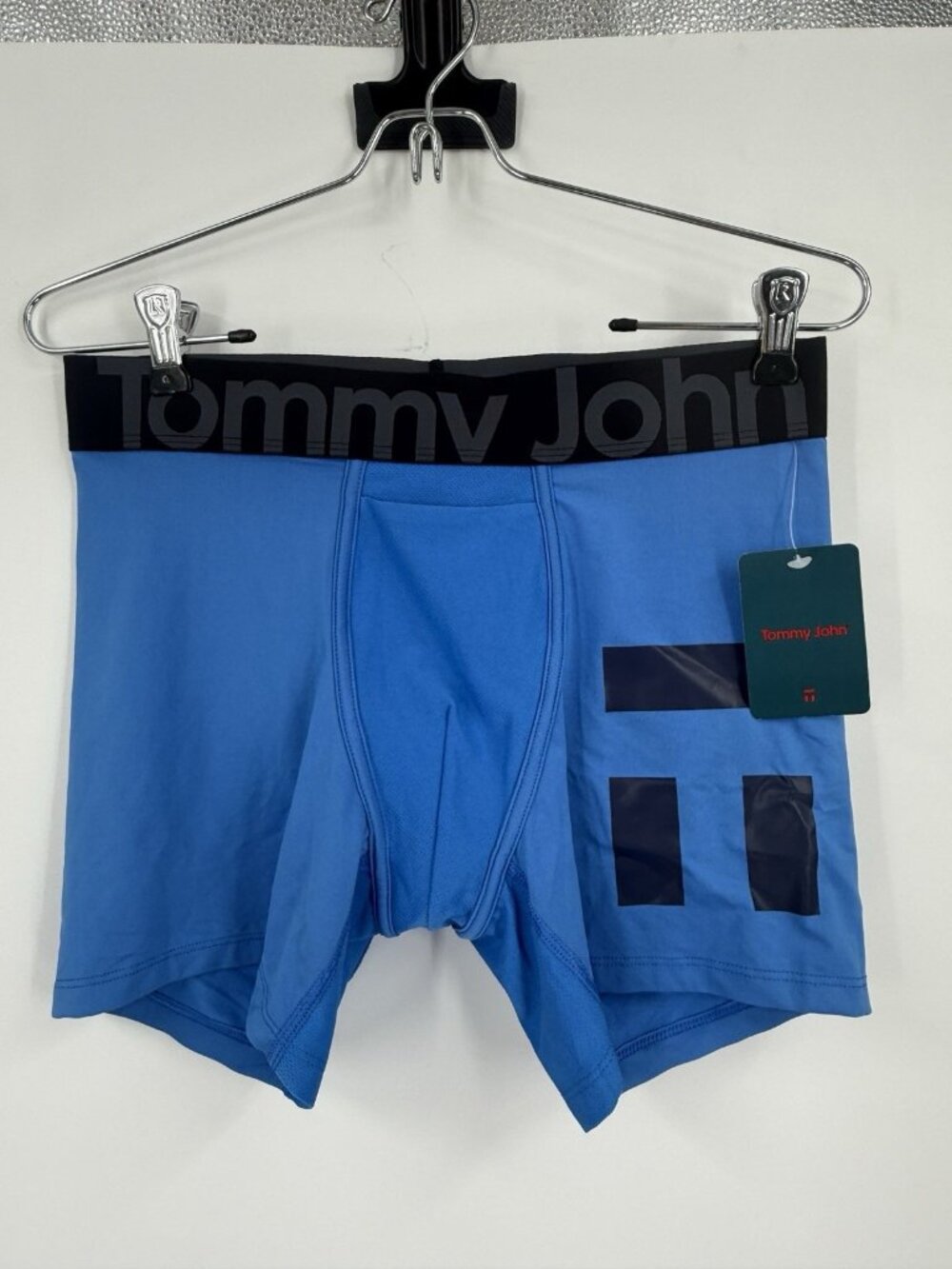 Men’s Tommy John 360 Sport Boxer Brief 4” Blue Size Medium
